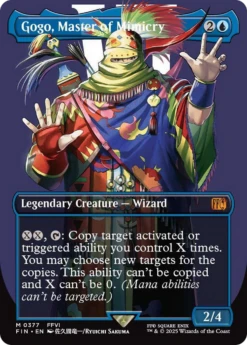 Magic The Gathering Gogo, Master Of Mimicry (Borderless) [FINAL FANTASY](Gogo Master Of Mimicry Borderless Final Fantasy)