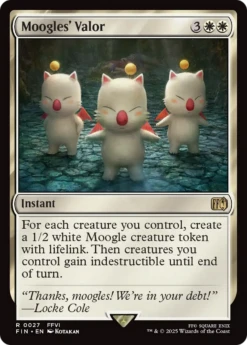 Magic The Gathering Moogles' Valor [FINAL FANTASY](Moogles Valor Final Fantasy)