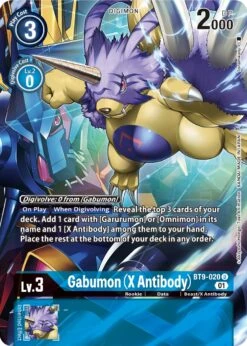 Gabumon (X Antibody) [BT9-020] (Alternate Art) [X Record](Gabumon X Antibody Bt9 020 Alternative Art X Record 1)