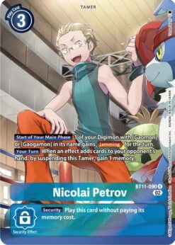 Nicolai Petrov [BT11-090] (Alternate Art) [Dimensional Phase](Nicolai Petrov Bt11 090 Alternate Art Dimensional Phase)
