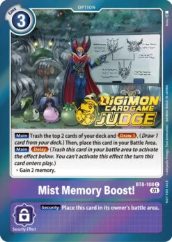 Mist Memory Boost! [BT8-108] (Judge Pack 3) [New Awakening Promos](Mist Memory Boost Bt8 108 Judge Pack 3 New Awakening Promos)
