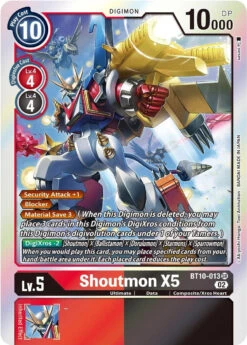 Shoutmon X5 [BT10-013] [Xros Encounter](Shoutmon X5 Bt10 013 Xros Encounter)