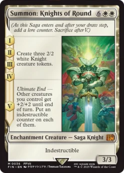 Magic The Gathering Summon: Knights Of Round [FINAL FANTASY](Summon Knights Of Round Final Fantasy)