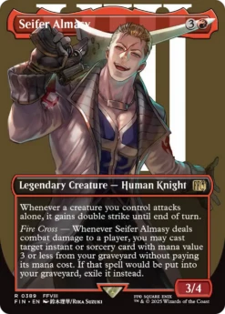 Magic The Gathering Seifer Almasy (Borderless) [FINAL FANTASY](Seifer Almasy Borderless Final Fantasy)