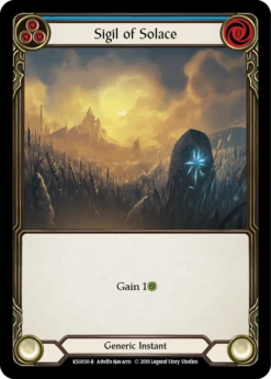 Sigil Of Solace (Blue) [KSU030-R] (Katsu Hero Deck)1st Edition Normal(Sigil Of Solace Blue Ksu030 R 1st Edition Normal)