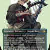 Magic The Gathering The Wandering Minstrel (Borderless) (Surge Foil) [FINAL FANTASY](The Wandering Minstrel Borderless Surge Foil Final Fantasy)