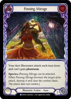 Passing Mirage (Blue) [EVR142] (Everfest)1st Edition Rainbow Foil(Passing Mirage Blue Evr142 1st Edition Rainbow Foil)