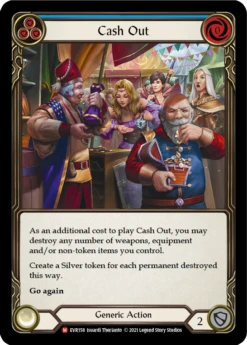 Cash Out [EVR158] (Everfest)1st Edition Rainbow Foil(Cash Out Evr158 1st Edition Rainbow Foil)
