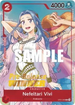 Bandai Nefeltari Vivi (OP-03 Pre-Release Tournament/Winner) [One Piece Promotion Cards](Nefeltari Vivi Op 03 Pre Release Tournament Winner One Piece Promotion Cards)