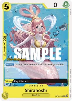 Bandai Shirahoshi [Pillars Of Strength Pre-Release Cards](Shirahoshi Pillars Of Strength Pre Release Cards)
