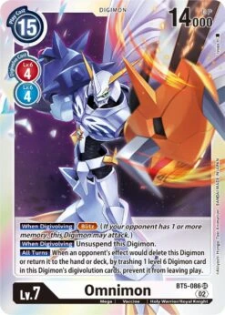 Omnimon [BT5-086] (Resurgence Booster Reprint) [Resurgence Booster](Omnimon Bt5 086 Resurgence Booster Reprint Resurgence Booster)