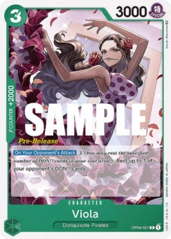 Bandai Viola [Kingdoms Of Intrigue Pre-Release Cards](Viola Kingdoms Of Intrigue Pre Release Cards)