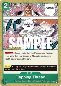 Bandai Flapping Thread [Kingdoms Of Intrigue Pre-Release Cards](Flapping Thread Kingdoms Of Intrigue Pre Release Cards)
