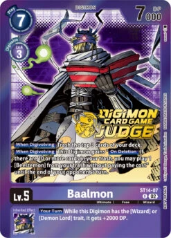 Baalmon [ST14-07] (Judge Pack 4) [Starter Deck: Beelzemon Advanced Deck Set Promos](Baalmon St14 07 Judge Pack 4 Starter Deck Beelzemon Advanced Deck Set Promos)