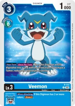 Veemon [P-117] (NYCC 2023 Demo Deck) [Promotional Cards](Veemon P 117 Nycc 2023 Demo Deck Promotional Cards)