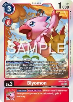 Biyomon [BT15-007] [Exceed Apocalypse](Biyomon Bt15 007 Exceed Apocalypse)