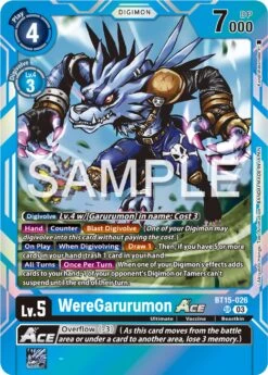 WereGarurumon Ace [BT15-026] [Exceed Apocalypse](Weregarurumon Ace Bt15 026 Exceed Apocalypse)