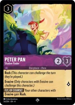 Disney Peter Pan - Shadow Finder (54/204) [Ursula's Return](Peter Pan Shadow Finder 54 204 Ursulas Return)
