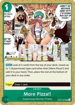 Bandai More Pizza!! [500 Years In The Future Pre-Release Cards](More Pizza 500 Years In The Future Pre Release Cards)