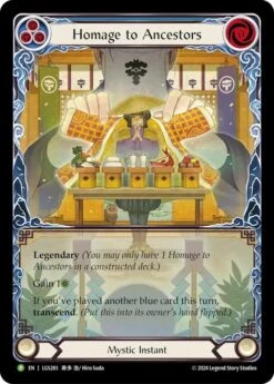 Homage To Ancestors // Inner Chi [LGS283] (Promo)Rainbow Foil(Homage To Ancestors Inner Chi Lgs283 Promo Rainbow Foil)