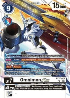 Omnimon ACE [BT17-078] [Secret Crisis](Omnimon Ace Bt17 078 Secret Crisis)
