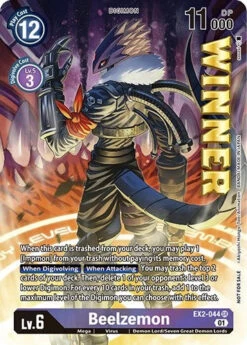 Beelzemon [EX2-044] (April 2023 Beelzemon Special) [Starter Deck: Beelzemon Advanced Deck Set Pre-Release Cards](Beelzemon Ex2 044 April 2023 Beelzemon Special Starter Deck Beelzemon Advanced Deck Set Pre Release Cards)
