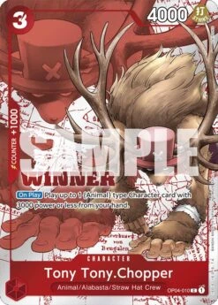 Bandai Tony Tony.Chopper (Winner Pack 2024 Oct.-Dec.) [One Piece Promotion Cards](Tony Tony Chopper Winner Pack 2024 Oct Dec One Piece Promotion Cards)