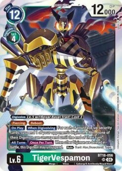 TigerVespamon [BT18-056] [Release Special Booster Ver.2.0](Tigervespamon Bt18 056 Release Special Booster 2 0)