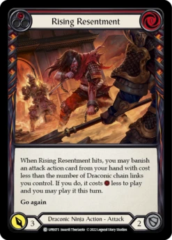 Rising Resentment (Red) [UPR075] (Uprising)Rainbow Foil(Rising Resentment Red Upr075 Uprising Rainbow Foil)