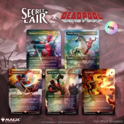 Wizards Of The Coast Secret Lair X Marvel's Deadpool - Foil Edition(Secret Lair X Marvels Deadpool Foil Edition)
