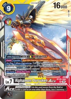 Alphamon: Ouryuken ACE [BT20-060] [Release Special Booster Ver.2.5](Alphamon Ouryuken Ace Bt20 060 Release Special Booster 2 0)