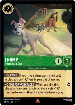 Disney Tramp - Enterprising Dog (110/204) [Archazia's Island](Tramp Enterprising Dog 110 204 Archazias Island)