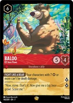 Disney Baloo - Ol' Iron Paws (142/204) [Archazia's Island](Baloo Ol Iron Paws 142 204 Archazias Island)