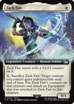 Magic The Gathering Zack Fair (Extended Art) [FINAL FANTASY](Zack Fair Extended Art Final Fantasy)