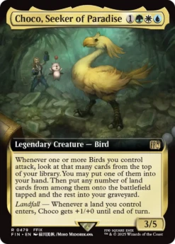 Magic The Gathering Choco, Seeker Of Paradise (Extended Art) [FINAL FANTASY](Choco Seeker Of Paradise Extended Art Final Fantasy)