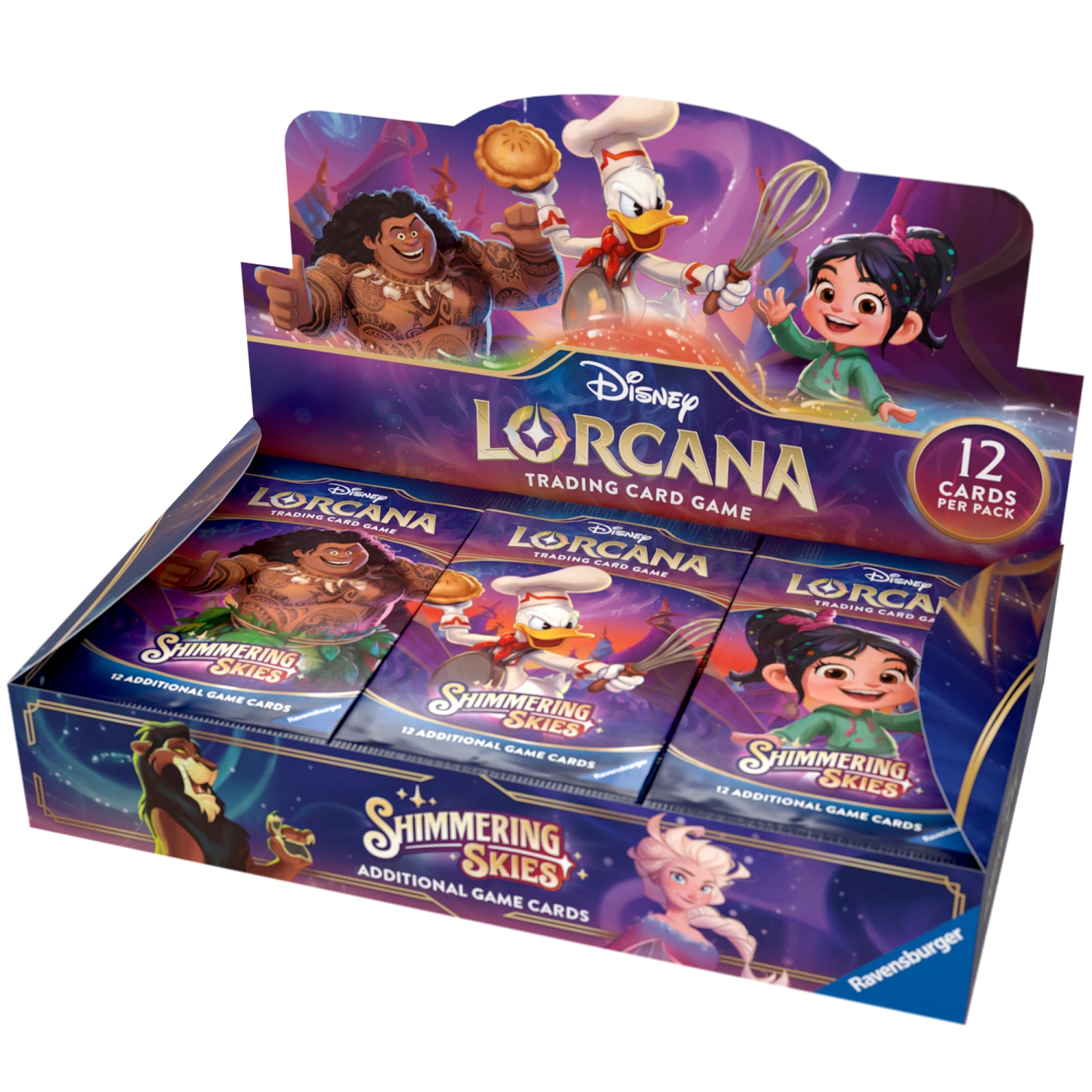 Disney Lorcana TCG: Shimmering Skies Booster Box(Disney lorcana tcg shimmering skies booster box) Disney Lorcana TCG: Shimmering Skies Booster Box(Disney Lorcana Tcg Shimmering Skies Booster Box) -Games Portal Store 984555 DLC S5 EN MediaAlerts Boosters Display 1