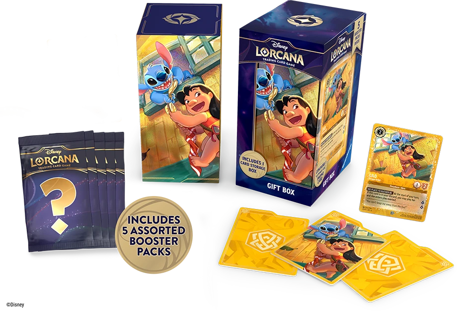 Disney Lorcana TCG: Archazia's Island Lilo Gift Set(Disney lorcana tcg archazias island lilo gift set) Disney Lorcana TCG: Archazia's Island Lilo Gift Set(Disney Lorcana Tcg Archazias Island Lilo Gift Set) -Games Portal Store DLC S7 Gift Set Spill shot v5 Mystery Flow wraps EN