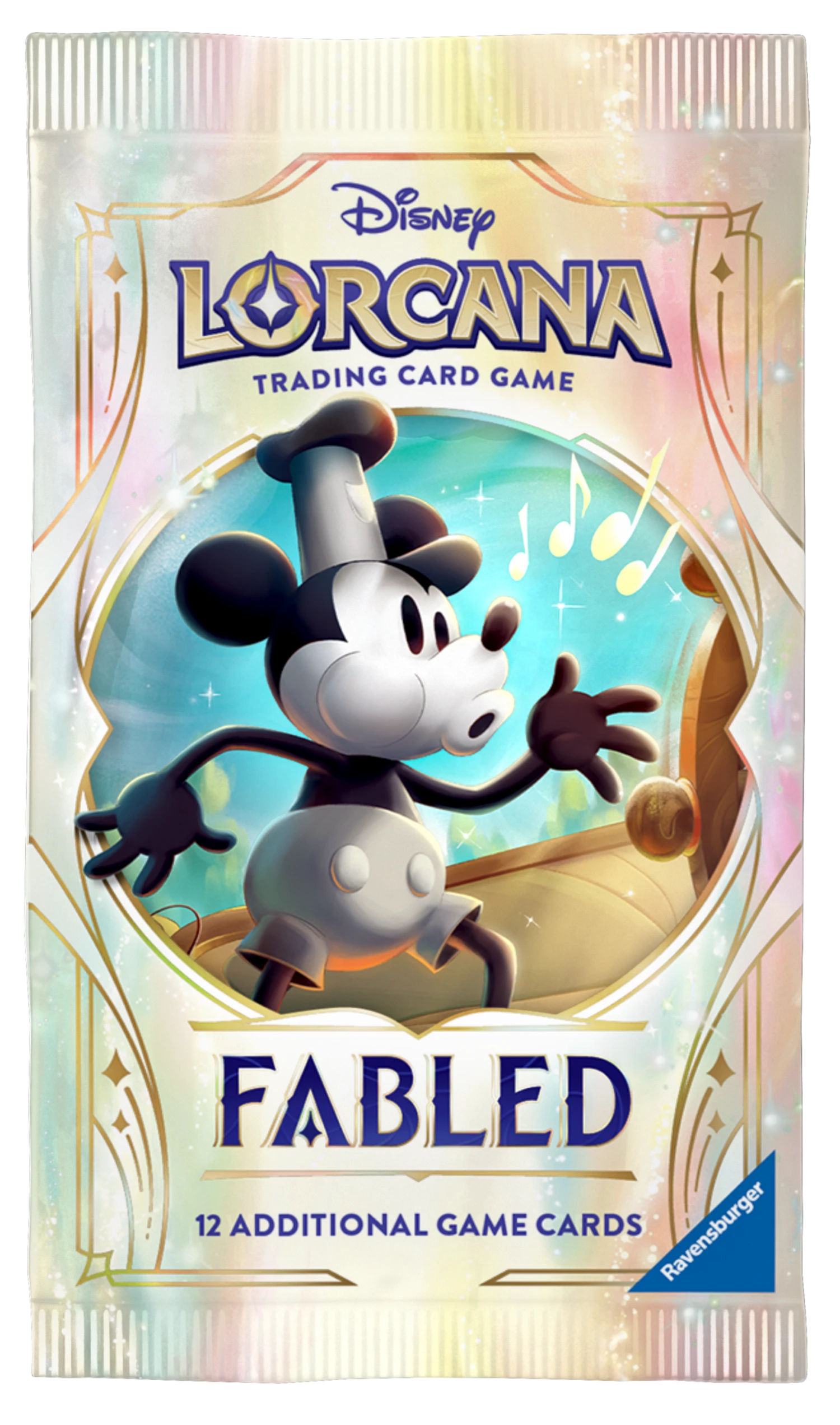 Disney Lorcana TCG: Fabled Booster Box(Disney lorcana tcg fabled booster box) Disney Lorcana TCG: Fabled Booster Box(Disney Lorcana Tcg Fabled Booster Box) -Games Portal Store DLC S9 Flow Wrap Willie Front EN v2 scaled
