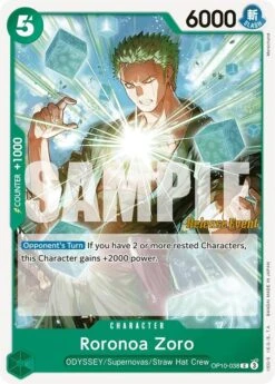 Bandai Roronoa Zoro [Royal Blood Release Event Cards](Roronoa Zoro Royal Blood Release Event Cards 1)