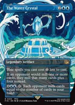 Magic The Gathering The Water Crystal (Borderless) [FINAL FANTASY](The Water Crystal Borderless Final Fantasy)