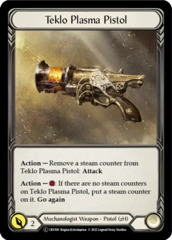 Teklo Plasma Pistol [U-CRU100] (Crucible Of War Unlimited)Unlimited Rainbow Foil(Teklo Plasma Pistol Rainbow Foil Cru100 Rf Unlimited Rainbow Foil)