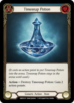 Timesnap Potion [RNR029-R] (Rhinar Hero Deck)1st Edition Normal(Timesnap Potion Rnr029 R 1st Edition Normal)