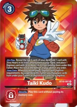 Taiki Kudo [BT10-087] (Box Topper) [Xros Encounter](Taiki Kudo Bt10 087 Box Topper Xros Encounter)