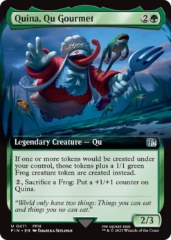 Magic The Gathering Quina, Qu Gourmet (Extended Art) [FINAL FANTASY](Quina Qu Gourmet Extended Art Final Fantasy)