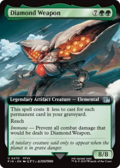 Magic The Gathering Diamond Weapon (Extended Art) [FINAL FANTASY](Diamond Weapon Extended Art Final Fantasy)