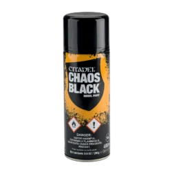 Games Workshop Citadel Chaos Black Spray - This Item Can't Be Shipped Express.(Citadel Chaos Black Spray)