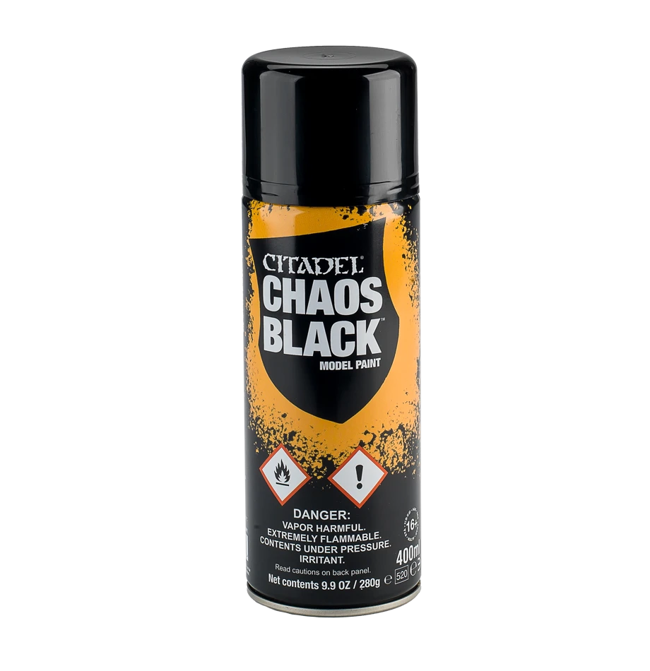 Citadel Chaos Black Spray - This item can't be shipped express.(Citadel chaos black spray) Games Workshop Citadel Chaos Black Spray - This Item Can't Be Shipped Express.(Citadel Chaos Black Spray) -Games Portal Store https trade.games workshop.com assets 2019 05 CHAOS BLACK SPRAY GLOBAL 6 PACK 10