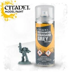 Games Workshop Citadel Mechanicus Standard Grey Spray - This Item Can't Be Shipped Express.(Citadel Mechanicus Standard Grey Spray Only Available For Pick Up)
