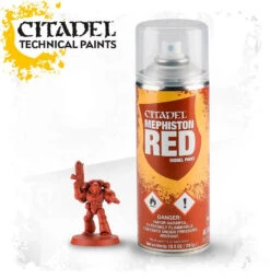 Games Workshop Citadel Mephiston Red Spray - This Item Can't Be Shipped Express.(Citadel Mephiston Red Spray)