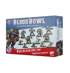 Games Workshop The Thunder Valley Greenskins - Black Orc Blood Bowl Team(Black Orc Blood Bowl Team)